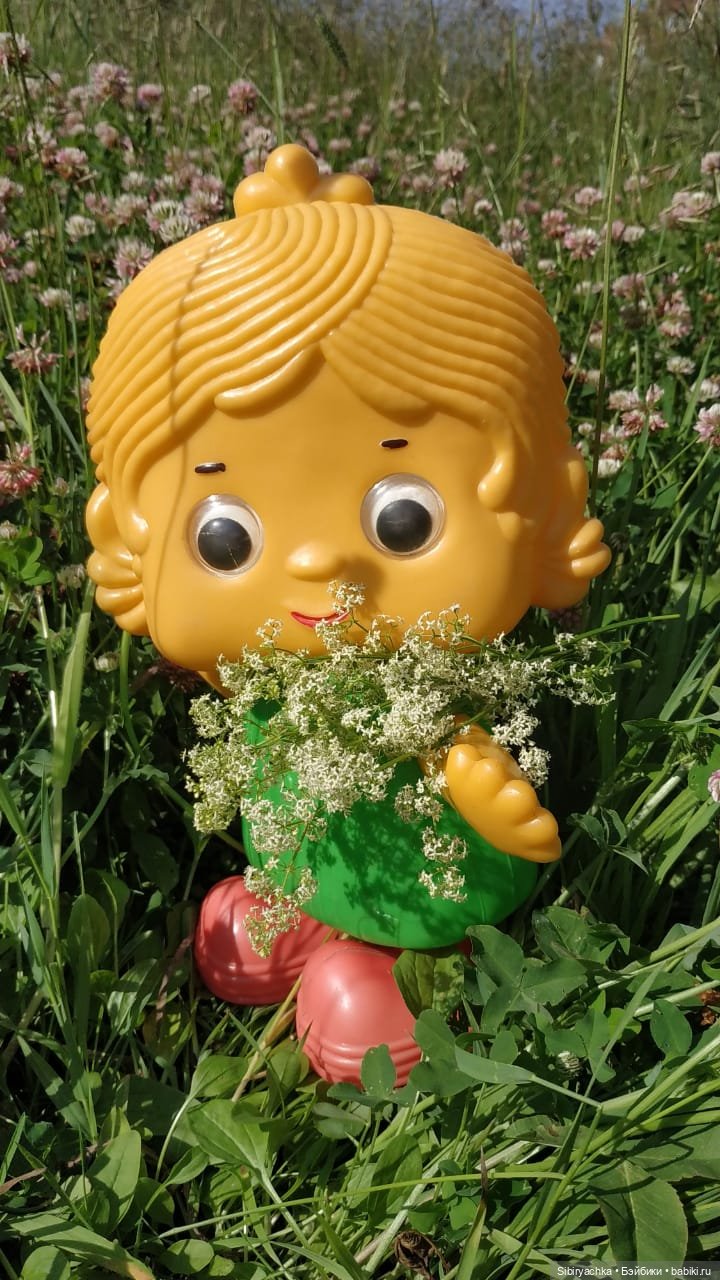 Топотушка Дуняша — Игрушки СССР и советского детства: резиновые