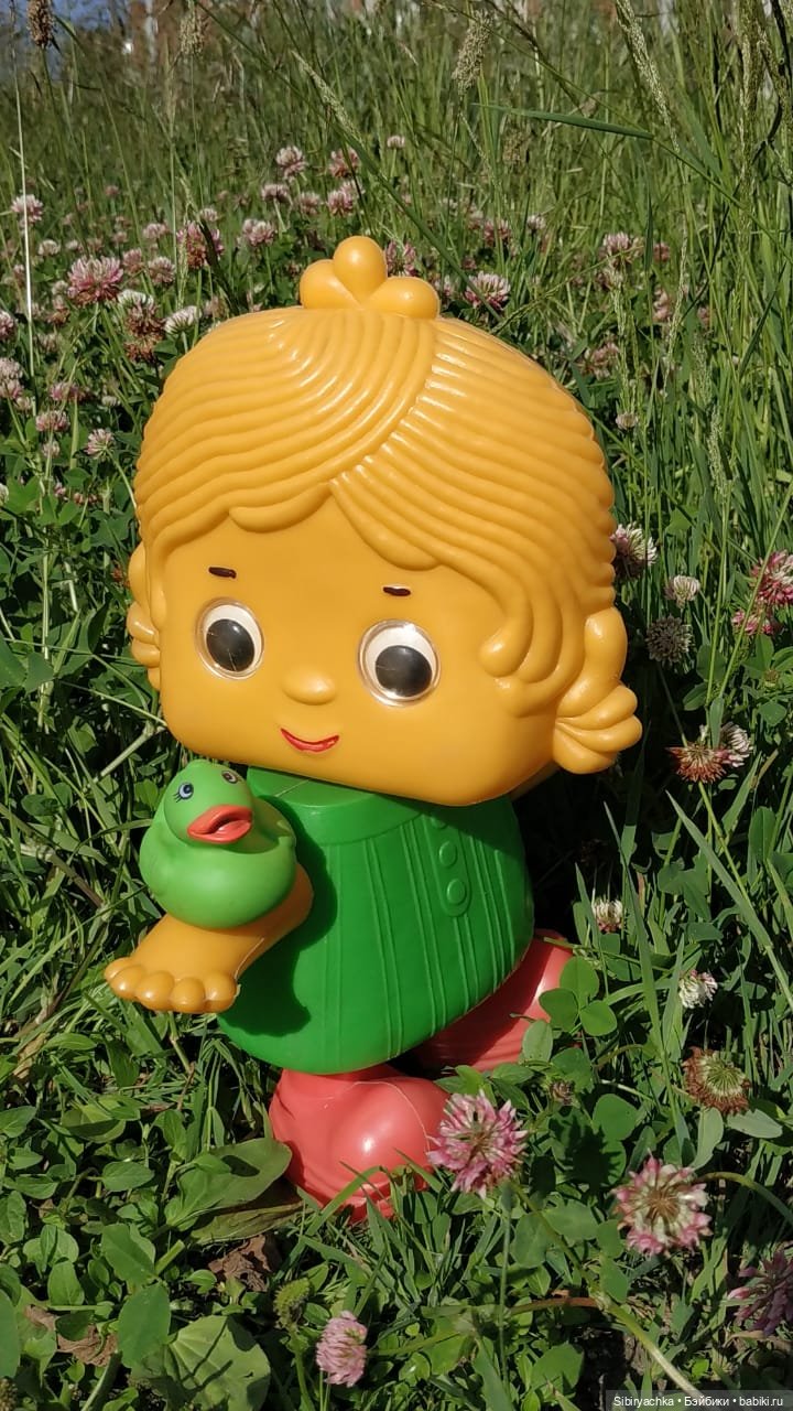 Топотушка Дуняша — Игрушки СССР и советского детства: резиновые