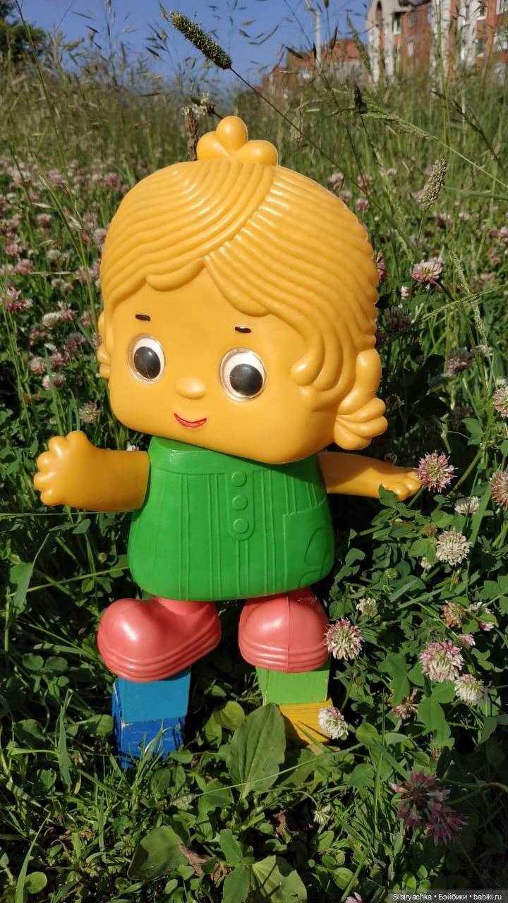 Топотушка Дуняша — Игрушки СССР и советского детства: резиновые