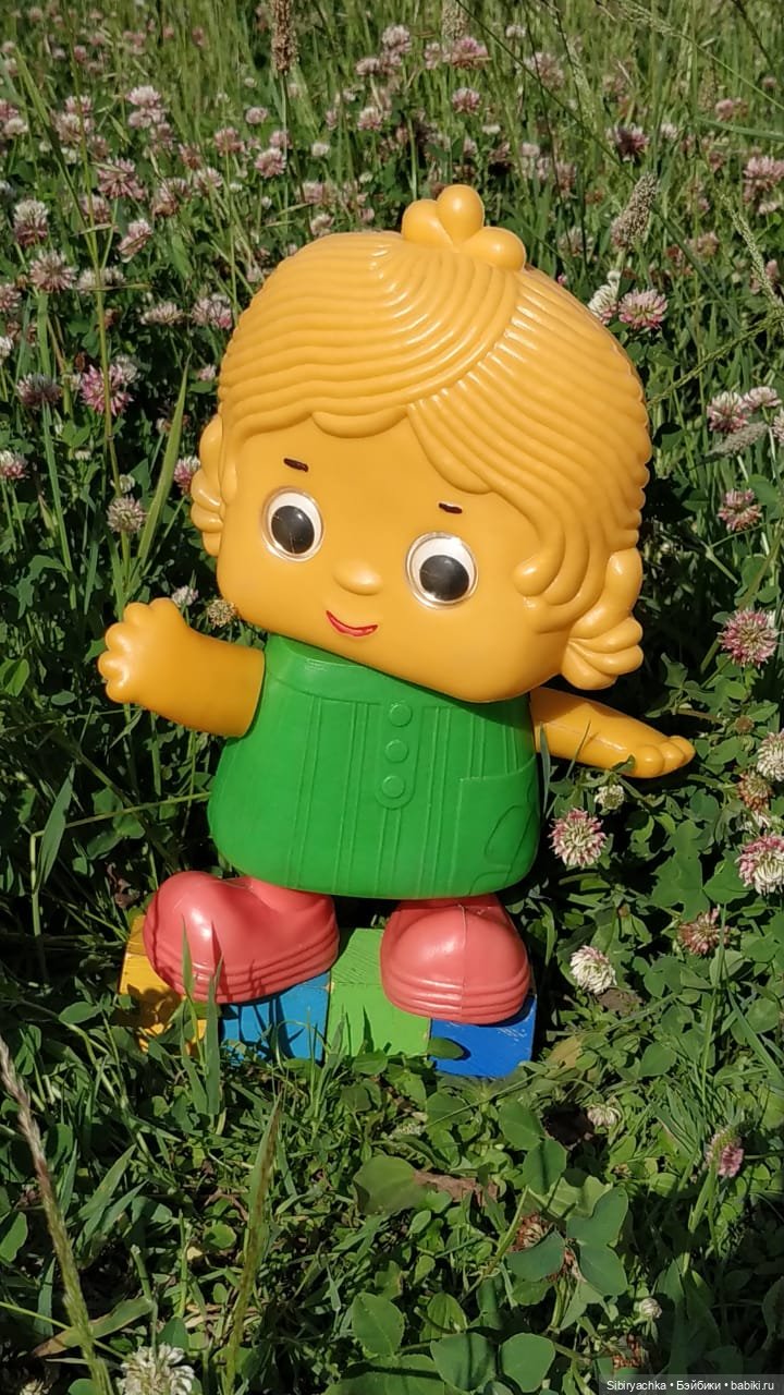 Топотушка Дуняша — Игрушки СССР и советского детства: резиновые