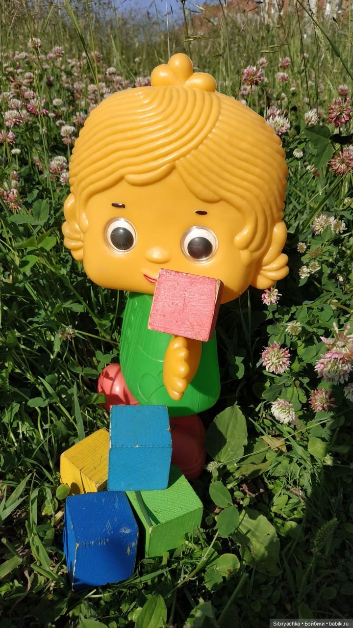 Топотушка Дуняша — Игрушки СССР и советского детства: резиновые