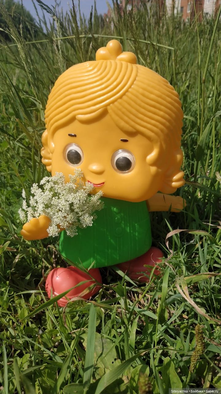 Топотушка Дуняша — Игрушки СССР и советского детства: резиновые