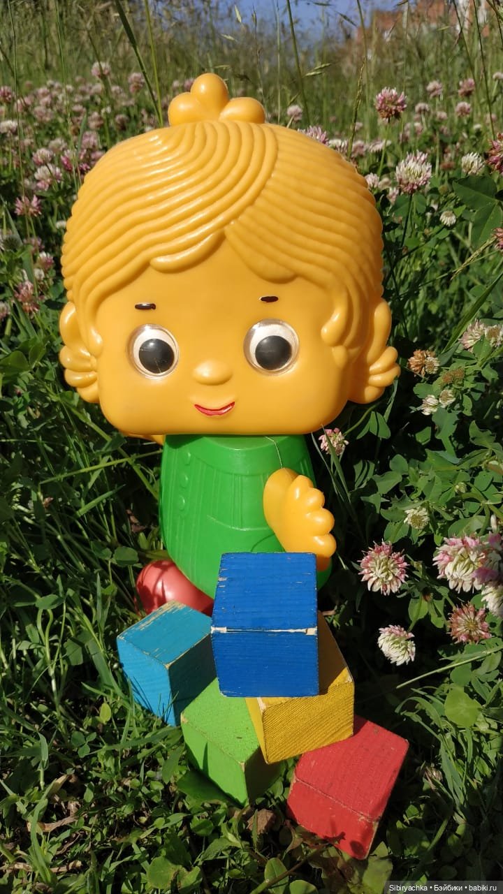 Топотушка Дуняша — Игрушки СССР и советского детства: резиновые