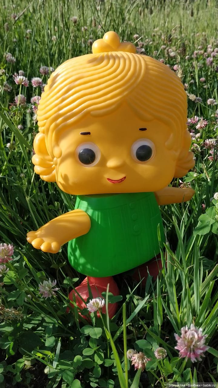 Топотушка Дуняша — Игрушки СССР и советского детства: резиновые (фото 3)