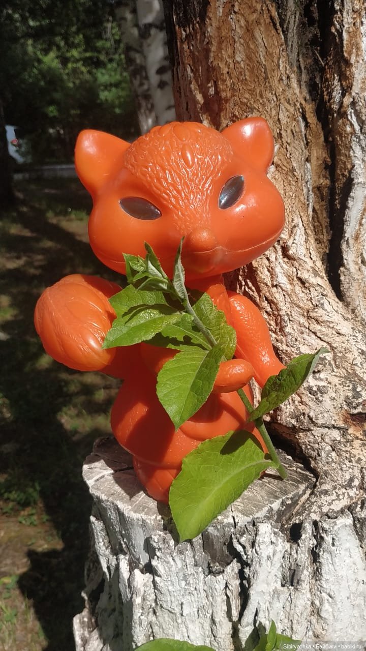 Лисичка-сестричка — Игрушки СССР и советского детства: резиновые