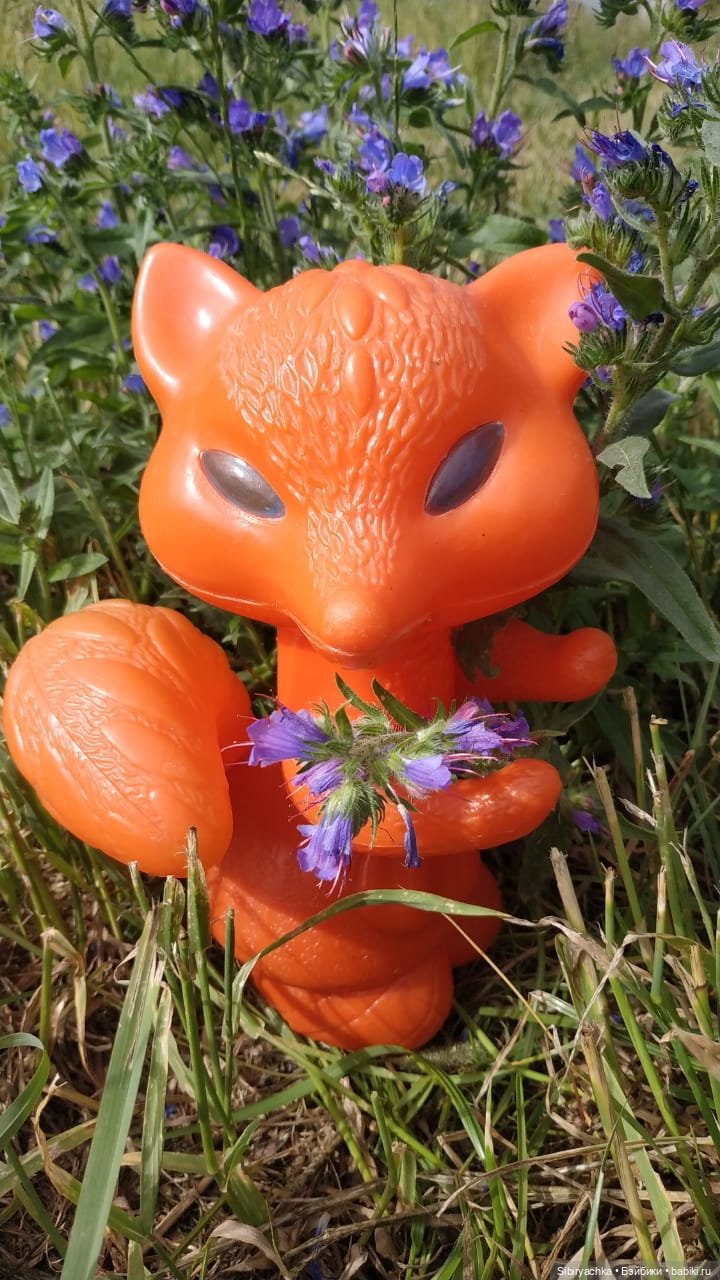 Лисичка-сестричка — Игрушки СССР и советского детства: резиновые