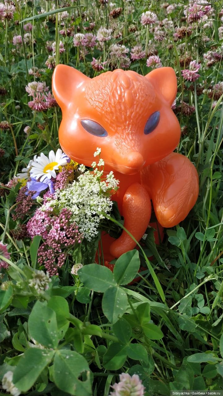 Лисичка-сестричка — Игрушки СССР и советского детства: резиновые (фото 6)