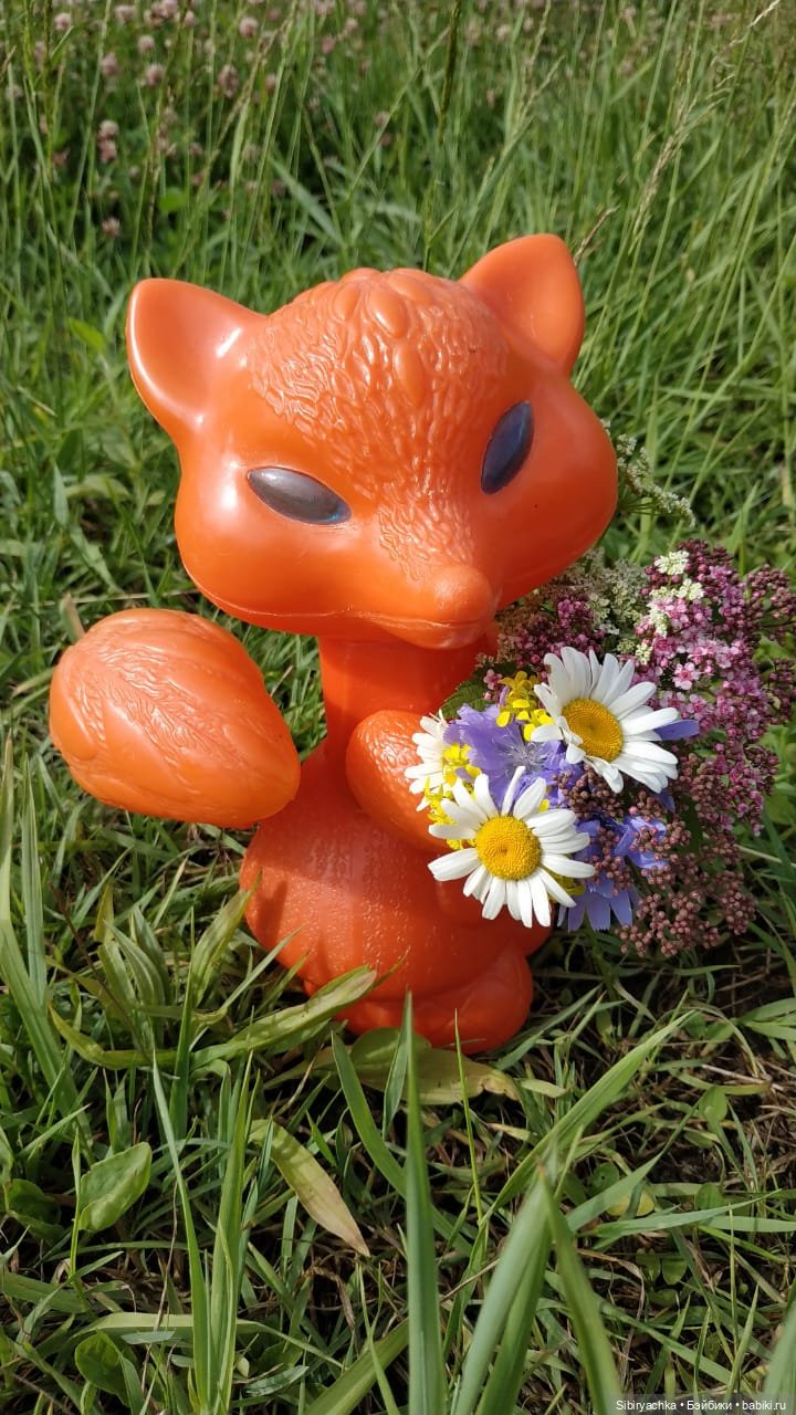 Лисичка-сестричка — Игрушки СССР и советского детства: резиновые (фото 4)