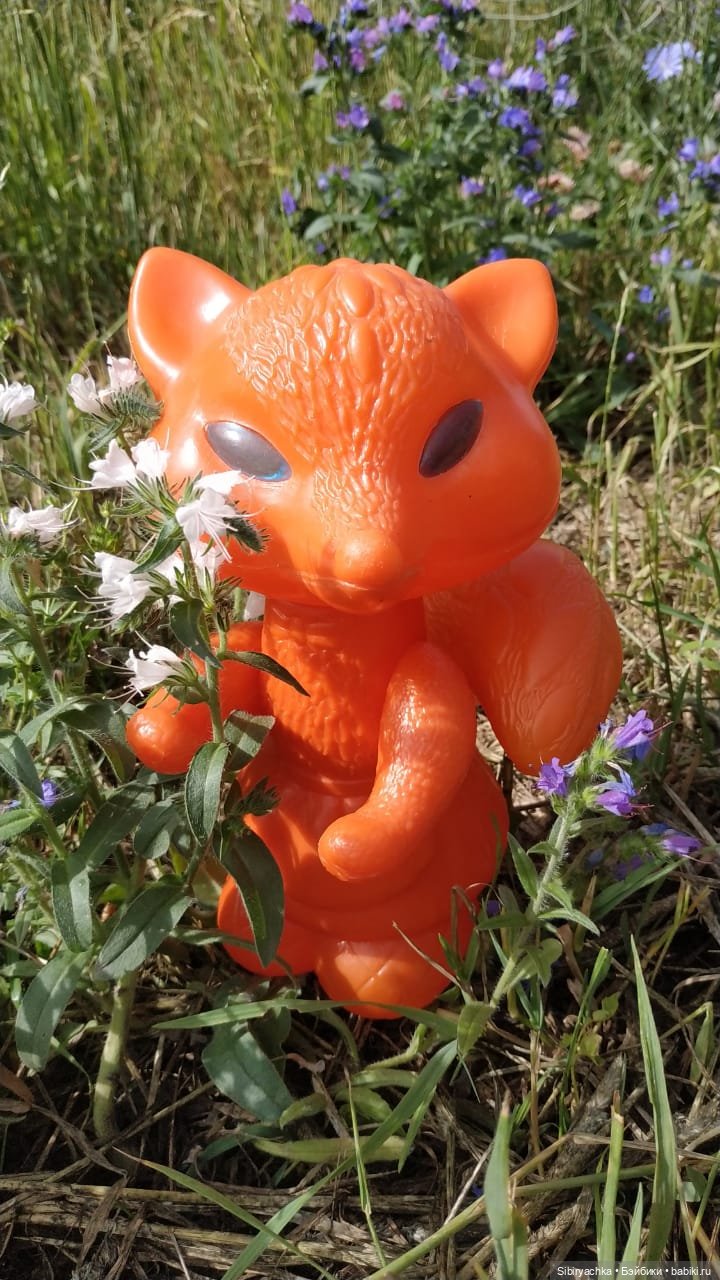 Лисичка-сестричка — Игрушки СССР и советского детства: резиновые