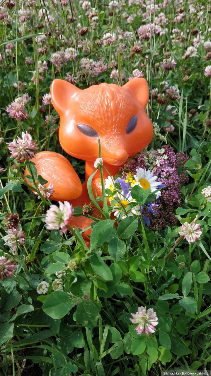 Лисичка-сестричка — Игрушки СССР и советского детства: резиновые (фото 5)