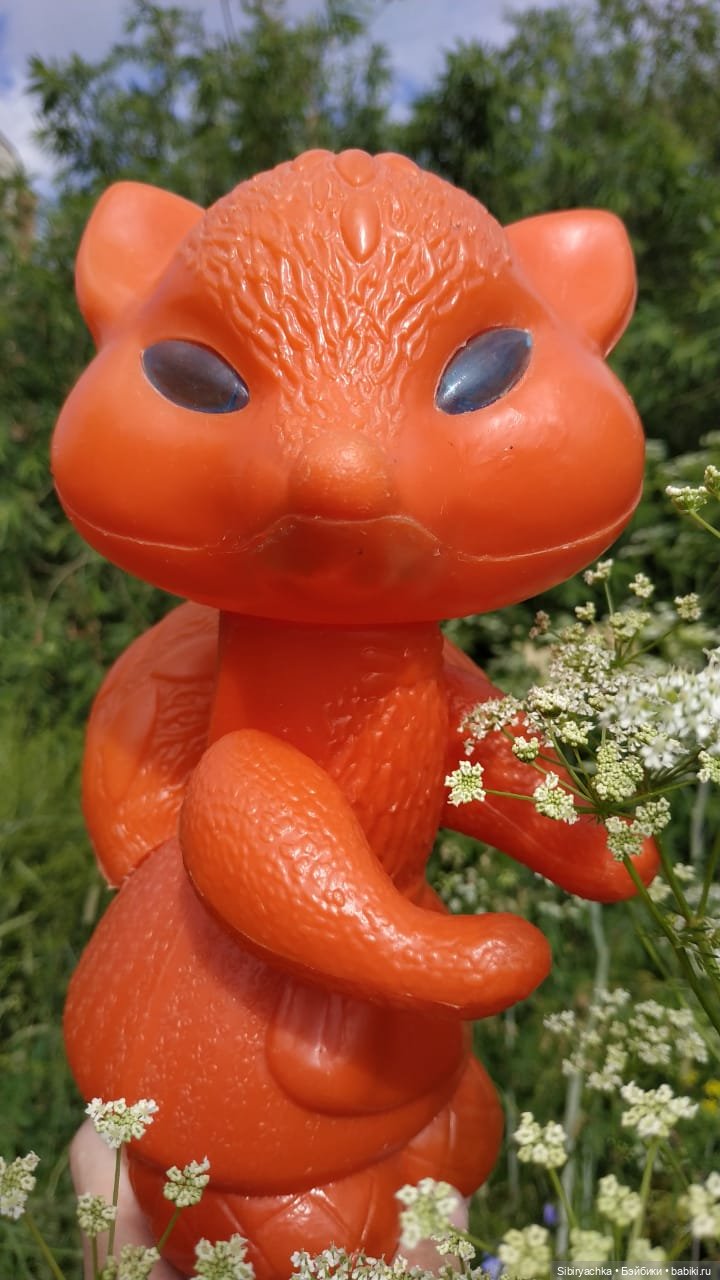 Лисичка-сестричка — Игрушки СССР и советского детства: резиновые (фото 9)