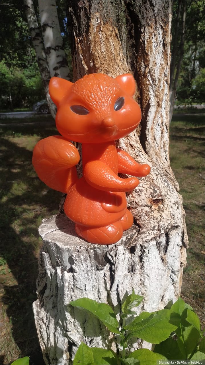 Лисичка-сестричка — Игрушки СССР и советского детства: резиновые
