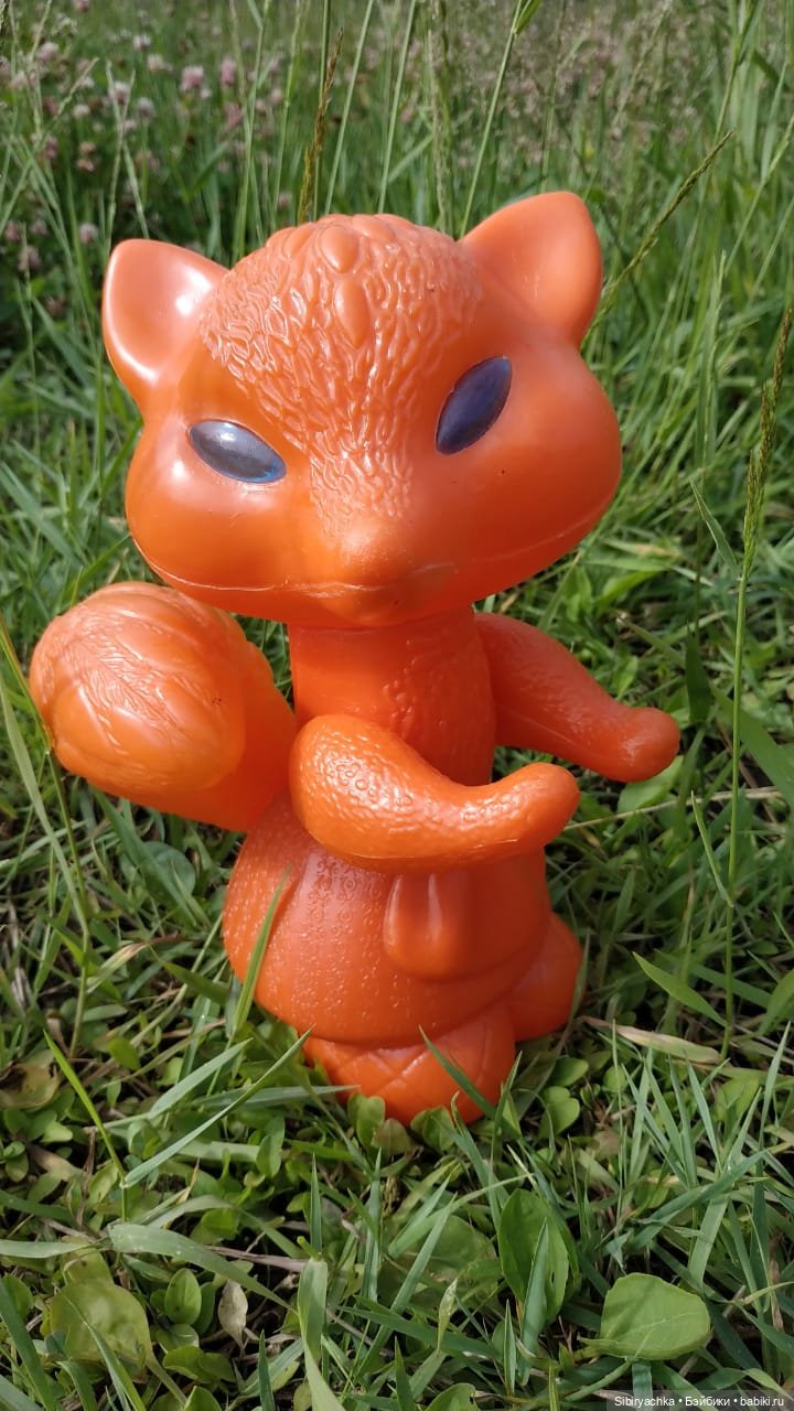 Лисичка-сестричка — Игрушки СССР и советского детства: резиновые