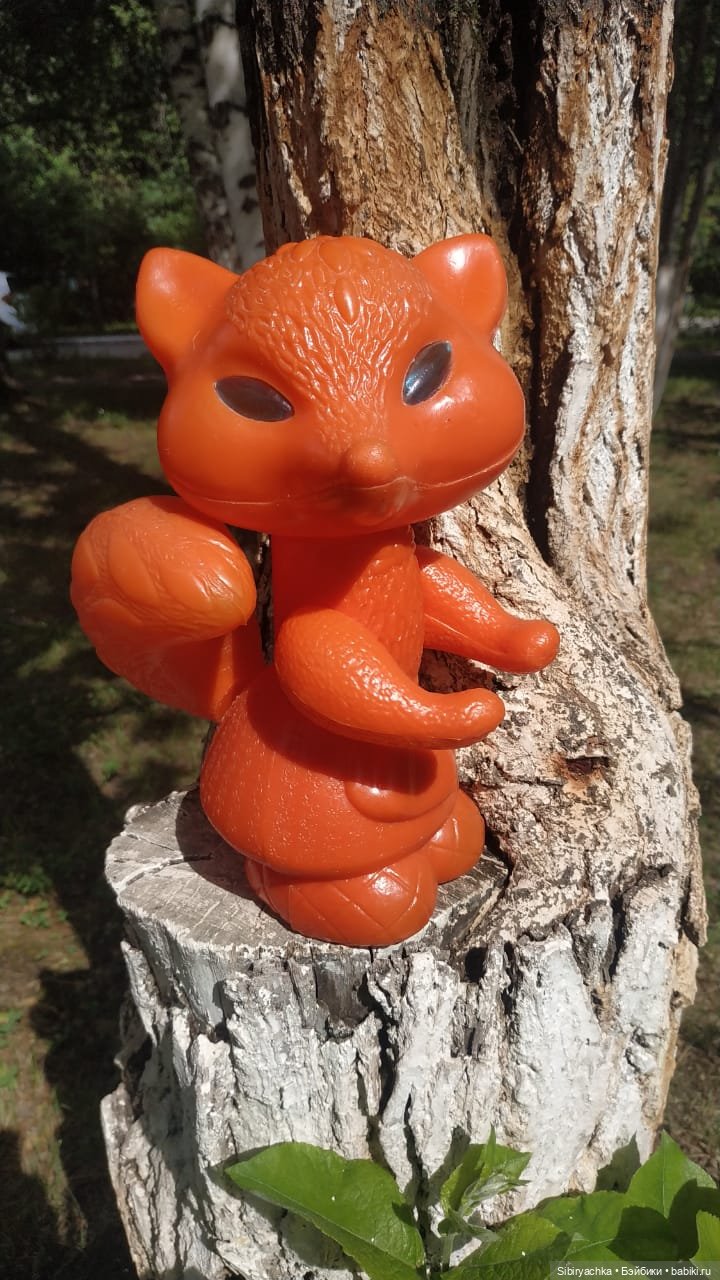Лисичка-сестричка — Игрушки СССР и советского детства: резиновые