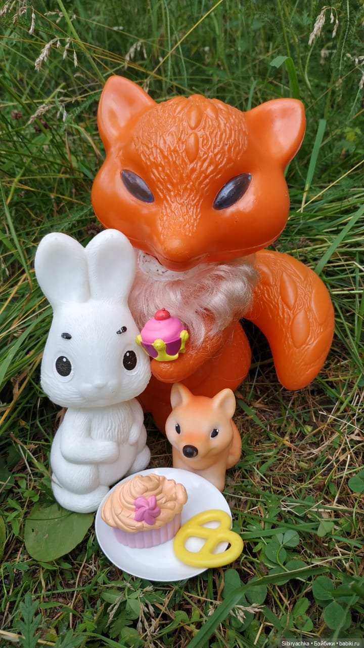 Новые друзья Лисички-сестрички и лисёнка Малыша