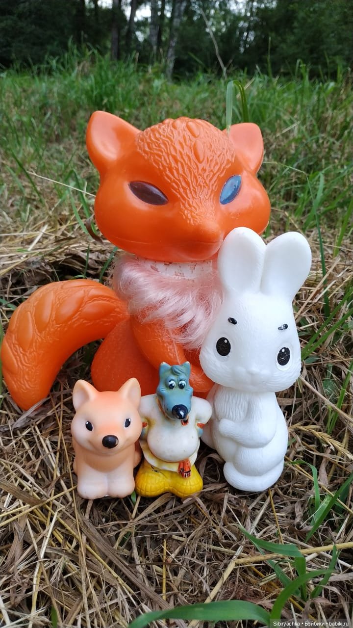 Вечер в лесу — Игрушки СССР и советского детства: резиновые