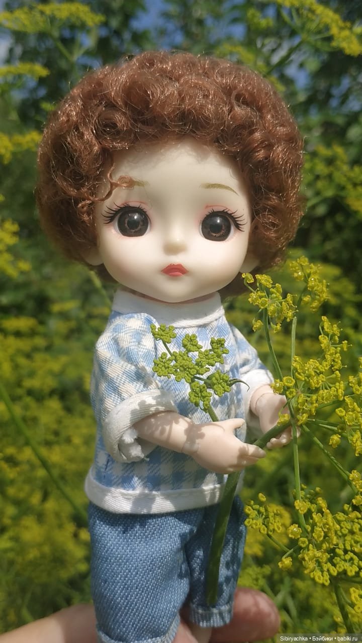 Коленька и Василёк изучают растения