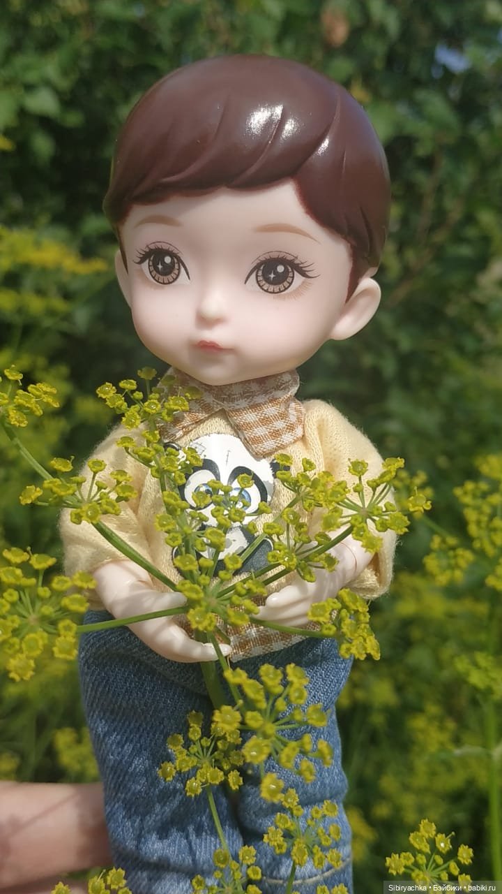 Коленька и Василёк изучают растения