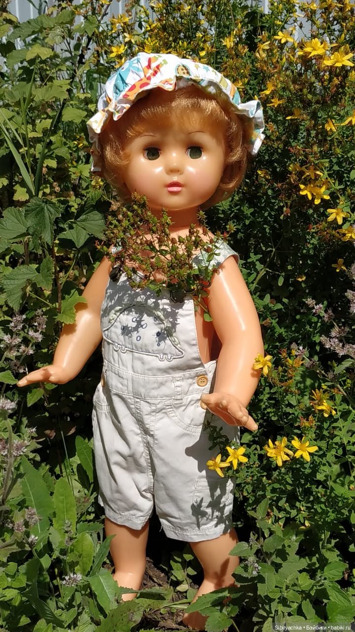 Марина на даче — Советские винтажные куклы (СССР): Ленигрушка
