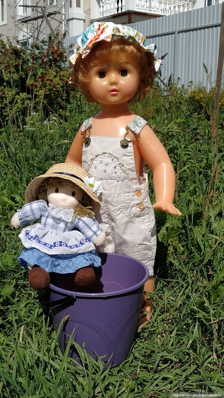 Марина на даче — Советские винтажные куклы (СССР): Ленигрушка