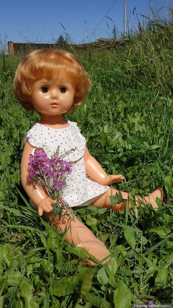 Марина на даче — Советские винтажные куклы (СССР): Ленигрушка (фото 3)