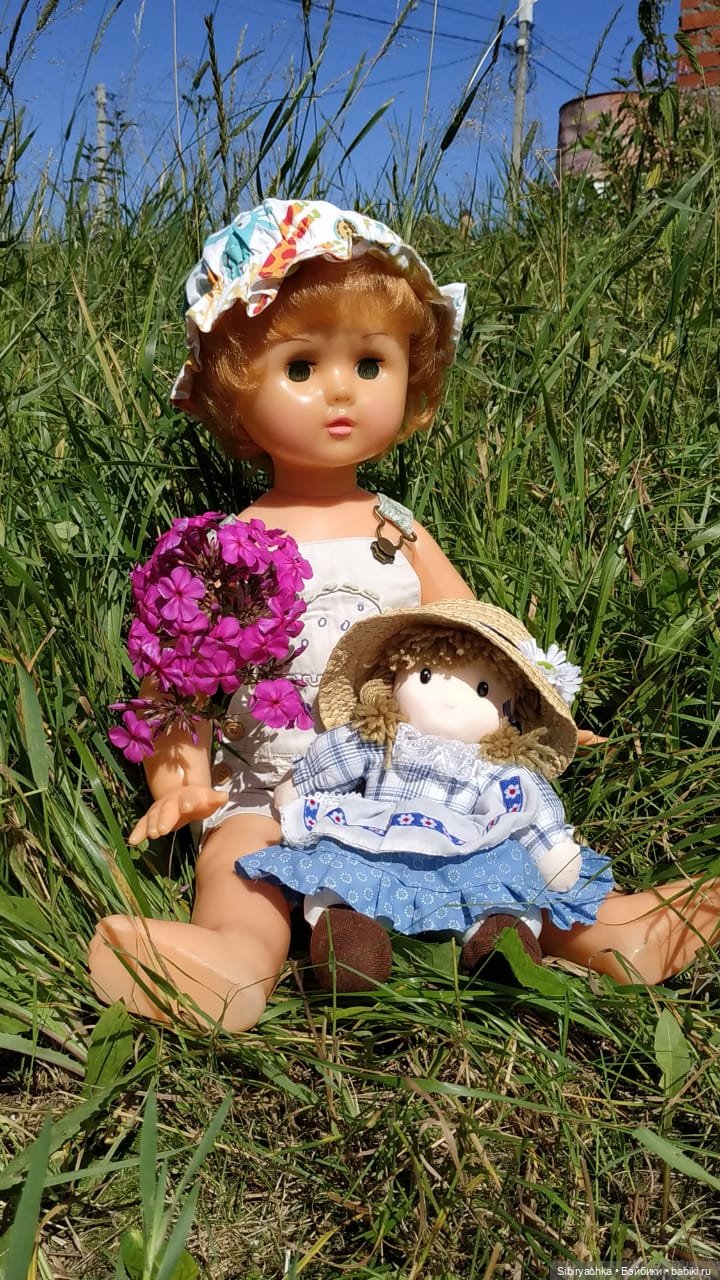 Марина на даче — Советские винтажные куклы (СССР): Ленигрушка