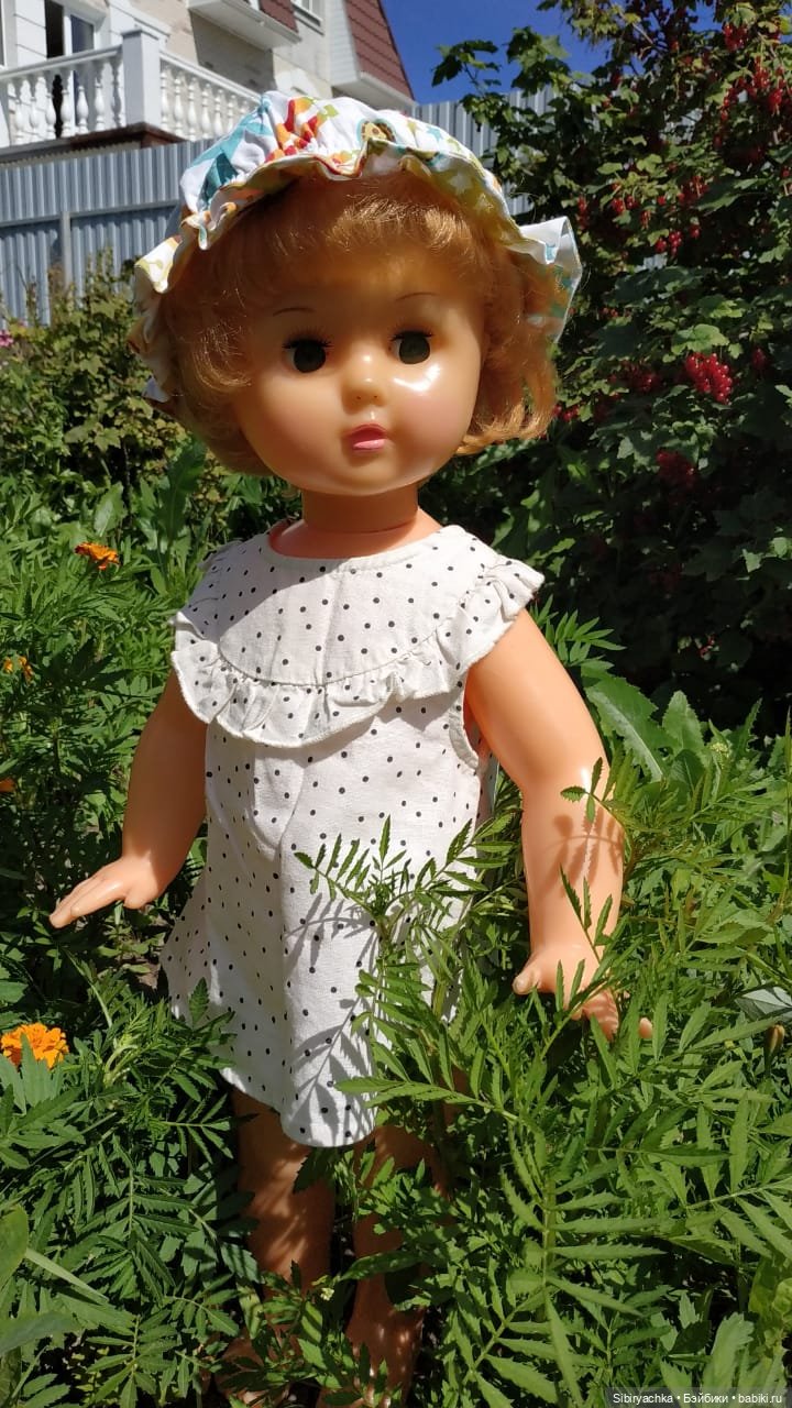 Марина на даче — Советские винтажные куклы (СССР): Ленигрушка (фото 7)