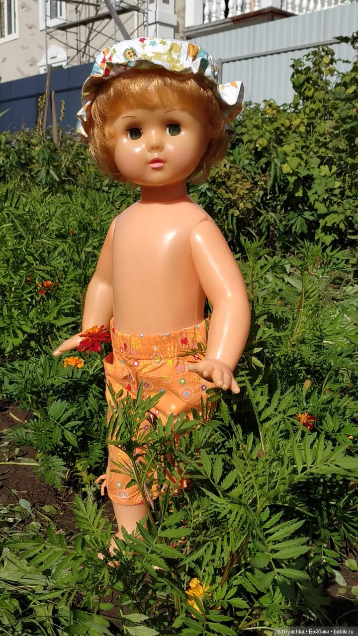 Марина на даче — Советские винтажные куклы (СССР): Ленигрушка