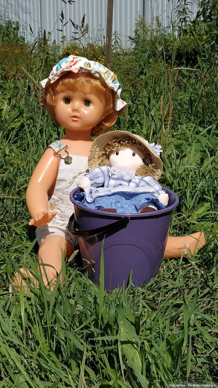 Марина на даче — Советские винтажные куклы (СССР): Ленигрушка