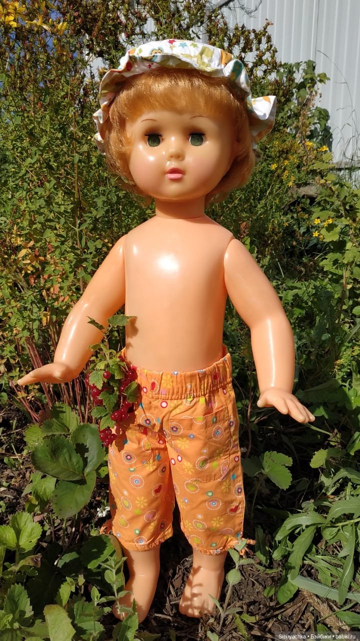 Марина на даче — Советские винтажные куклы (СССР): Ленигрушка
