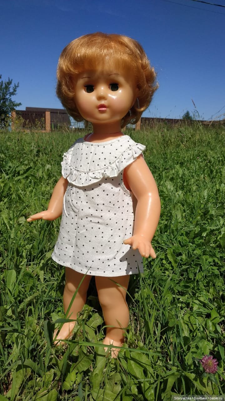 Марина на даче — Советские винтажные куклы (СССР): Ленигрушка (фото 2)