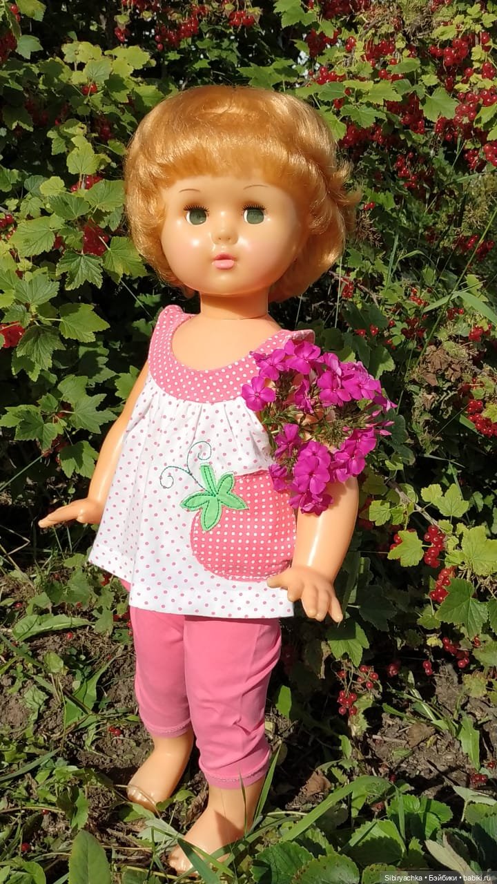 Марина на даче — Советские винтажные куклы (СССР): Ленигрушка