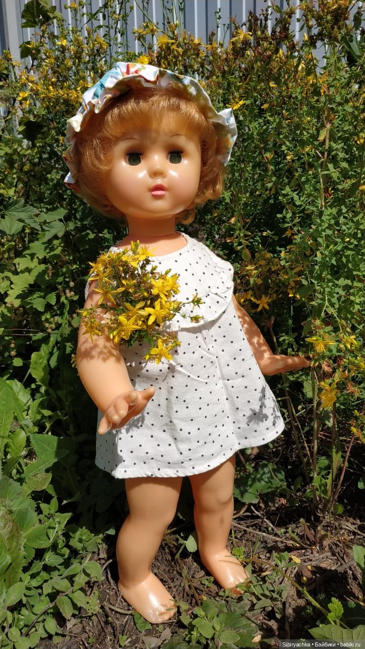 Марина на даче — Советские винтажные куклы (СССР): Ленигрушка (фото 9)