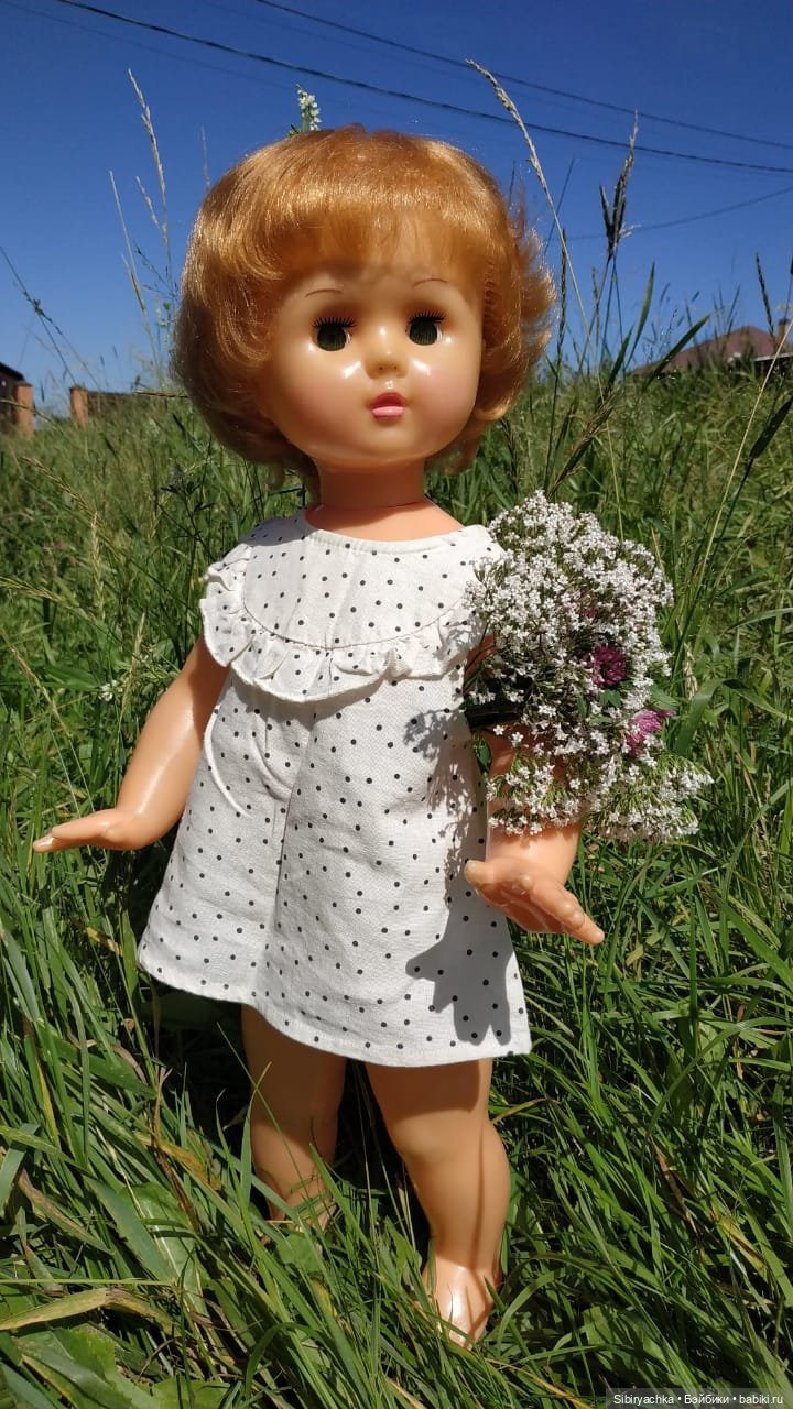 Марина на даче — Советские винтажные куклы (СССР): Ленигрушка (фото 4)