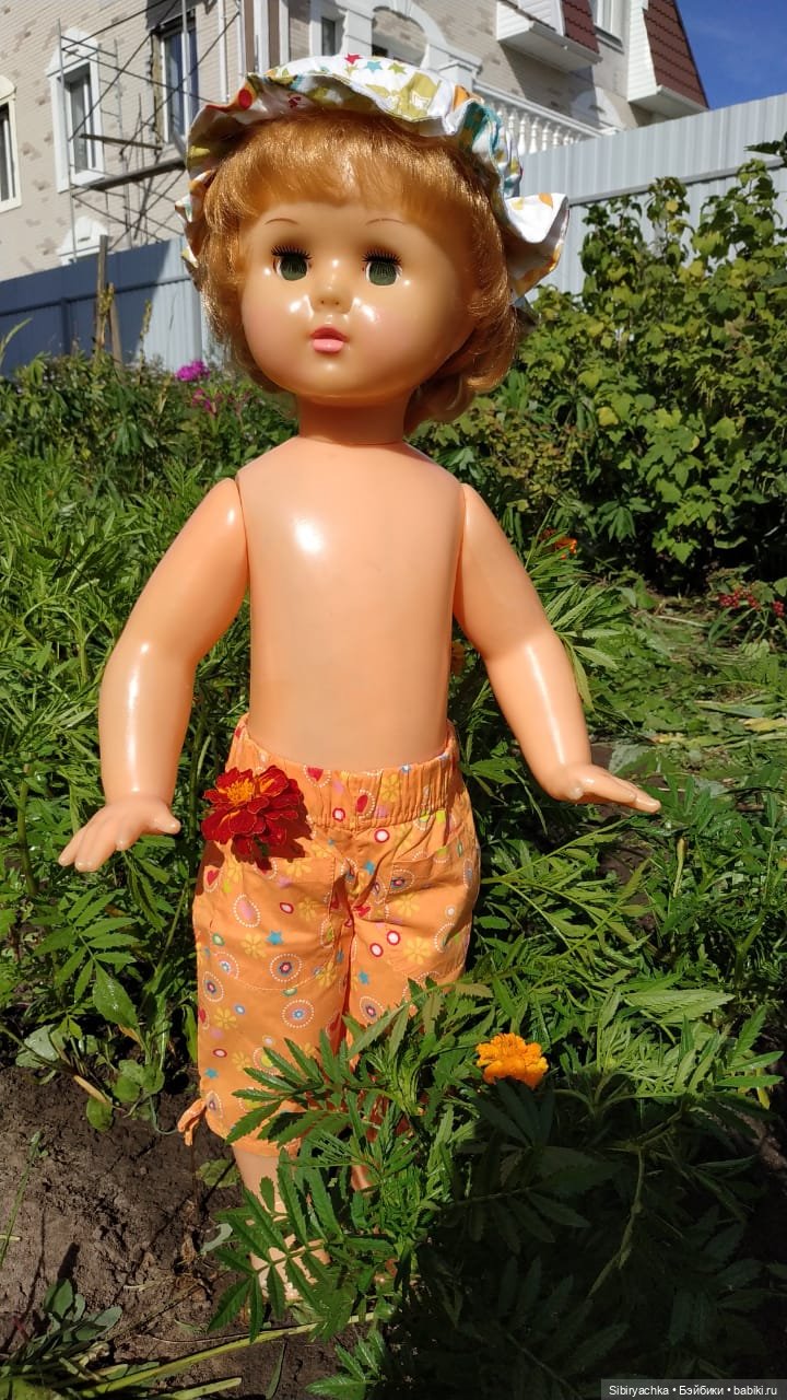 Марина на даче — Советские винтажные куклы (СССР): Ленигрушка