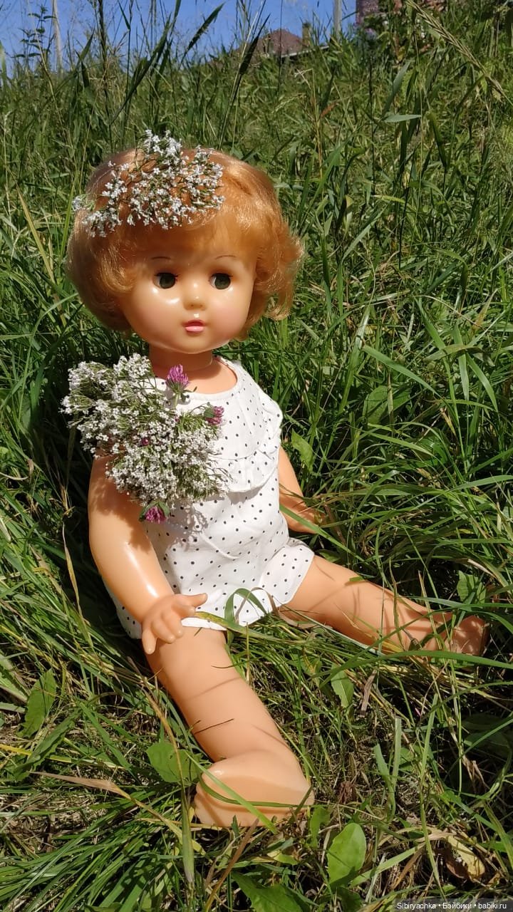 Марина на даче — Советские винтажные куклы (СССР): Ленигрушка (фото 6)