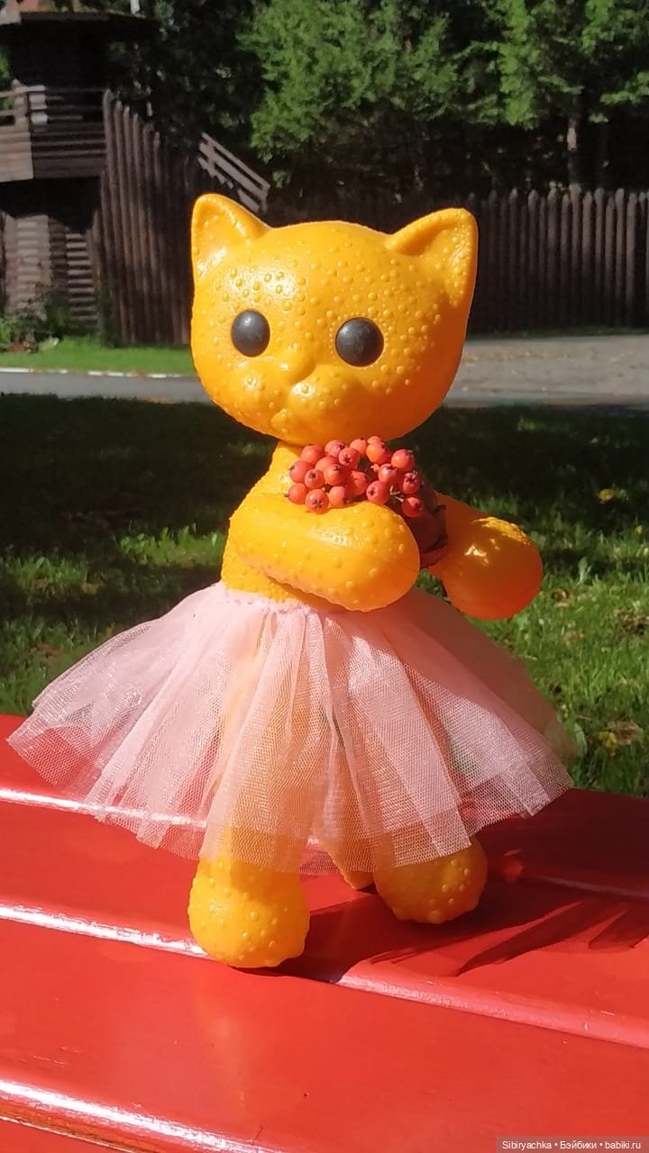 Кошечка Мурочка радуется лету и теплу