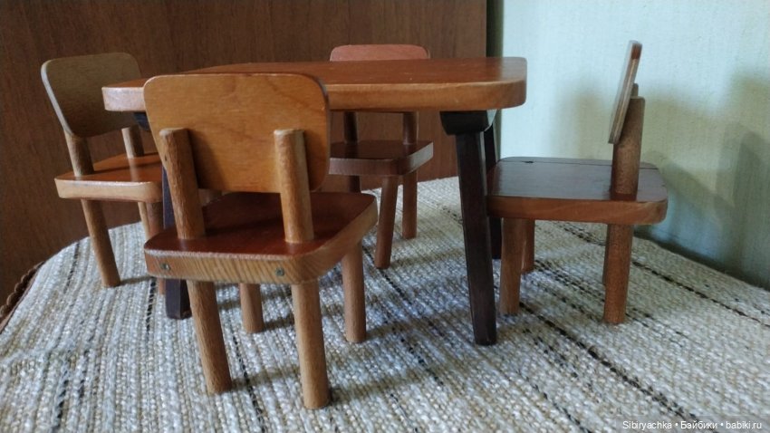 Советская кукольная мебель