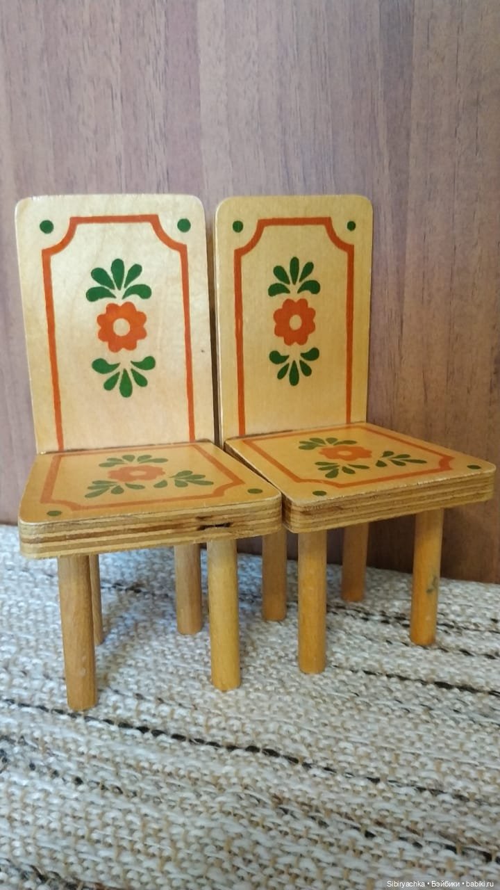 Советская кукольная мебель