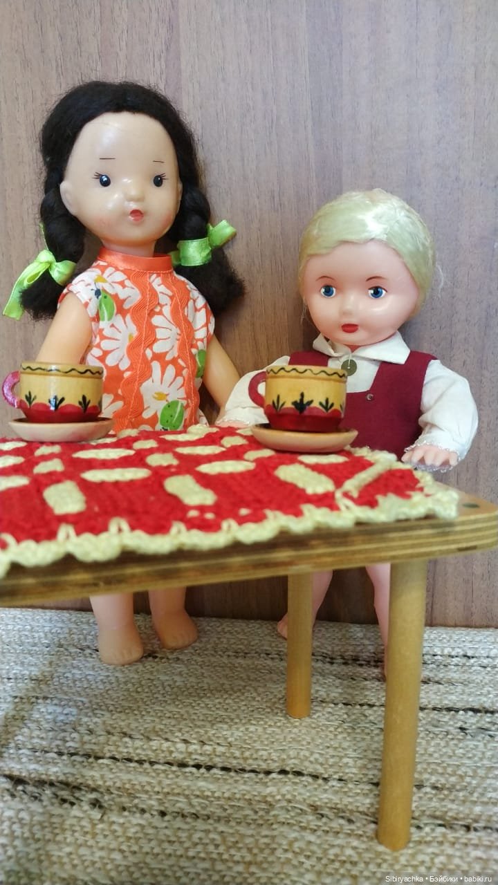 Советская кукольная мебель
