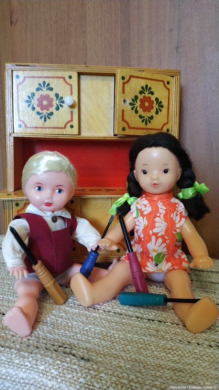 Советская кукольная мебель