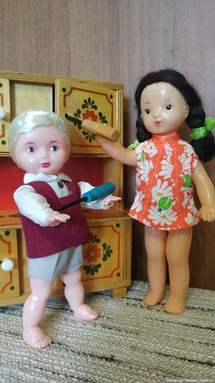 Советская кукольная мебель