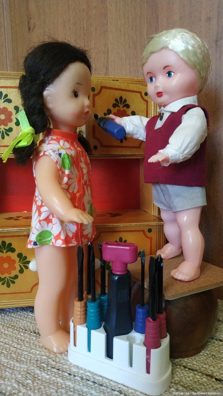 Советская кукольная мебель