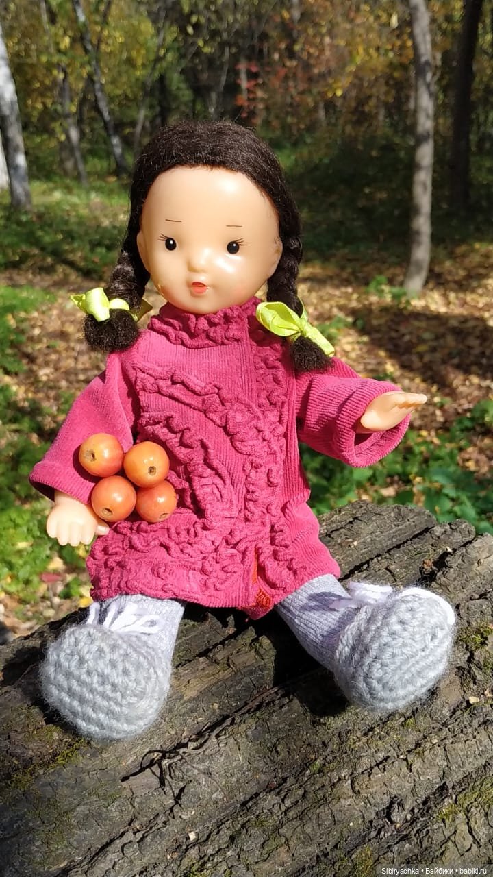Юля в Ботаническом саду — Советские винтажные куклы (СССР): Ленигрушка