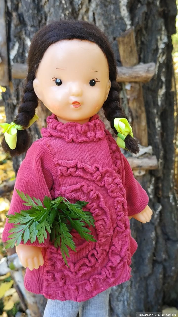 Юля в Ботаническом саду — Советские винтажные куклы (СССР): Ленигрушка (фото 9)