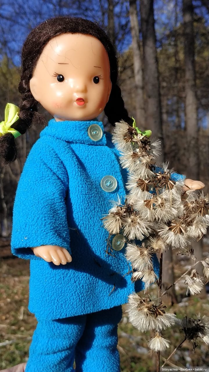 Октябрьская прогулка — Советские винтажные куклы (СССР): Ленигрушка