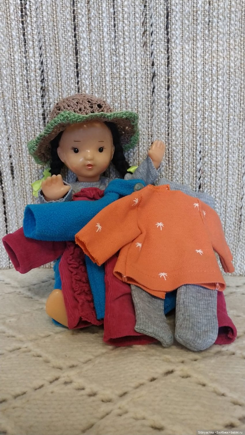 Наряды из лоскутков — Советские винтажные куклы (СССР): Ленигрушка