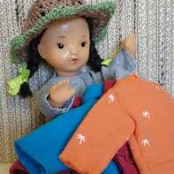 Наряды из лоскутков.