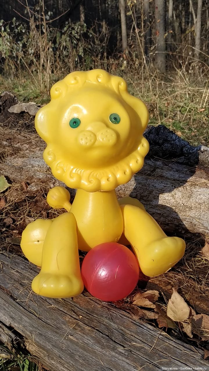 Солнечный лев Лёва — Игрушки СССР и советского детства: резиновые