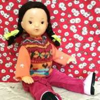 Первый жилет в гардеробе Юленьки.